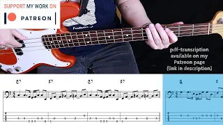 Aretha Franklin - Respect (Bass cover with tabs)