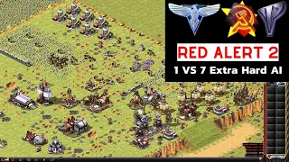 Red Alert 2 Yuri's Revenge I 1 Yuri vs 7 Allied Enemies