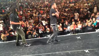 Fetty wap perform ( My Way ) Chris Brown #oneHellOfAnightTour Monty Zoo , Mike Goon  #Zoogang