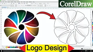 3D Logo Design in Coreldraw || Corel Draw Tutorial || Logo Tutorial Coreldraw