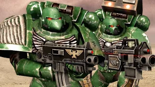 Space Marines (Dark Angels) vs Tau Empire - Men of War: Warhammer 40k Mod