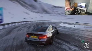 BMW M4 - Forza Horizon 4 | Thrustmaster TMX gameplay