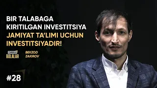 9 yil grantda o'qib, Yaponiyaning eng ilg'or universitetidan PhD daraja olgan olim bilan suhbat