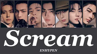 Scream - ENHYPEN (엔하이픈)【パート分け/日本語字幕/歌詞/和訳/カナルビ】