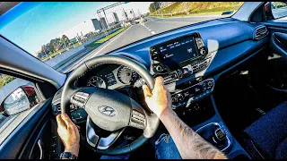 Hyundai i30 Wagon 2021  | 1.5 T-GDI 48V 160HP  | POV Test Drive #625 Joe Black