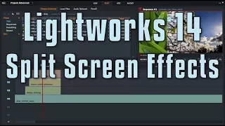 Lightworks 14 - Split Screen with Animations