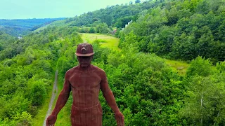 Memorial to the 45 miners who died at the Six bells colliery in 1960 , Guardian of the Valley