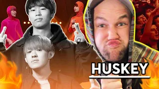 Huskey | GRAND BEATBOX BATTLE 2021: WORLD LEAGUE | Tag Team Elimination BEATBOX REACTION!!!