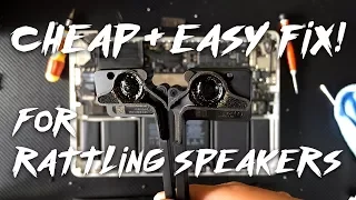 Rattling Macbook Speakers Cheap and Easy Fix!