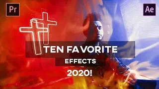My Top 10 Favorite VIDEO EFFECTS / Techniques (2020)