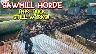 How To Defeat SAWMILL HORDE Without Running ?? | Days Gone PC |