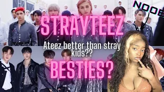 STRAY KIDS AND ATEEZ ARE BESTIES?!?