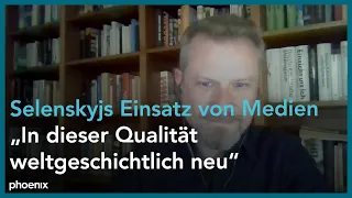 Zum Medienauftritt von Präsident Selenskyj: Einschätzung von Medienwissenschaftler Christian Stöcker