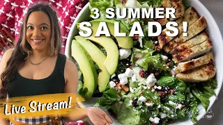 3 EASY Salads for SUMMER | BBQ Prep | Healthy Recipes | Chef Zee Cooks