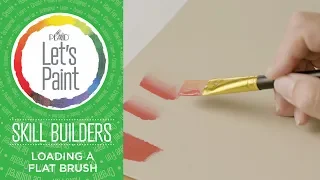 Let's Paint - Skill Builder - How To Load a Flat Brush