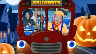 Wheels on the Bus Halloween song & Halloween Finger Family + MORE | Kids Funny Songs