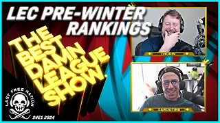 LEC TEAM RANKINGS / Winter 2024 Preview - The Best Damn League Show. S4E1 (ft. Zaboutine)