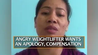 ANGRY WEIGHTLIFTER WANTS AN APOLOGY, COMPENSATION