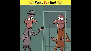 😂 Wait For End 😂 | Cartoon Animated Story | Funny Story #shorts #trending #viral #animatedstories