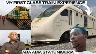 I bought this first class train ticket from Aba to Port Harcourt City and this happened..