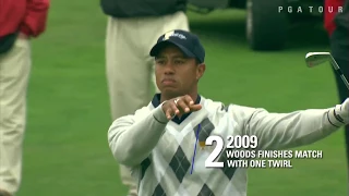 Tiger Woods' and Ernie Els' top 3 shots in the Presidents Cup