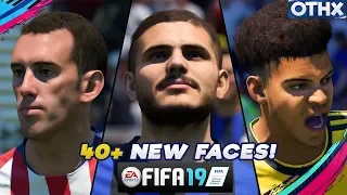 FIFA 19 | ALL 40+ Stunning NEW Player Faces ft. Icardi, Godin, Rugani| @Onnethox