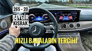 2023 Mercedes E300d 4Matic Test Sürüşü I 265 + 20 Beygir I Hızlı Babaların Tercihi