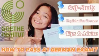 HOW TO PASS A1 GERMAN EXAM? | SELF-STUDY | Goethe Institut | Tips and Advice ✍️🇩🇪