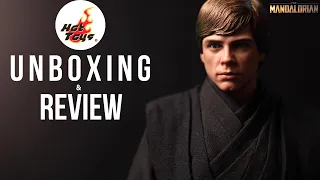 Hot Toys The Mandalorian Luke Skywalker Unboxing & Review