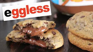 Eggless Chocolate Chip Nutella Cookies | How Tasty Channel