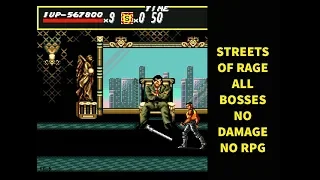 Streets of Rage all Bosses No Damage No RPG (1080p)