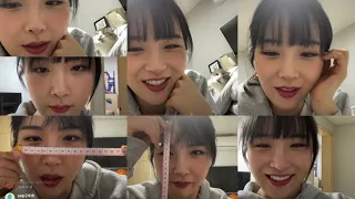 조현영 레인보우 현영 HyunYoung ‘s 210317 Instagram Live 01 With Chat Fit Mobile Version