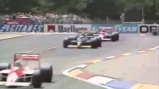 Ayrton Senna throttle technique