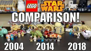 LEGO Star Wars Mos Eisley Cantina Comparison! (4501, 75052, 75205 | 2004, 2014, 2018)