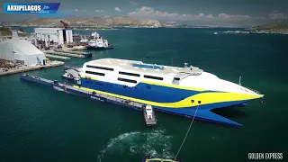 GOLDEN EXPRESS - Dry docking   (Aerial Drone Video)