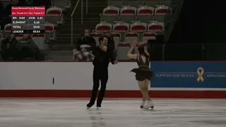 2024 Canadian National Skating Championships. Senior FD. Emmy Bronsard/ Jacob Richmond