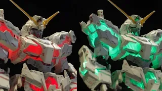 LED Unicorn Gundam (Destroy Mode) LIGHTING MODEL !