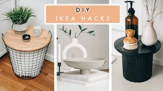 3 Of the Easiest Ikea Hacks Ever! | Side Table Storage, Fluted Stand, Decorative Bowl