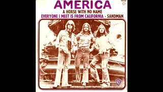 America - A Horse With No Name (Single, Vinyl, 7 Inch, 45 RPM, France)