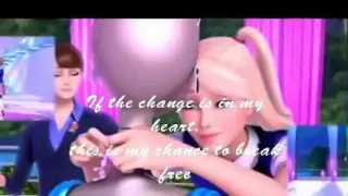 Barbie In Princess Charm School-On Top Of The World-lyrics(HQ remake)-Full song -Rachel Bearer