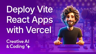 DEPLOY to VERCEL Vite, React & TypeScript Apps — Creative AI & Coding with Nono · Live 112