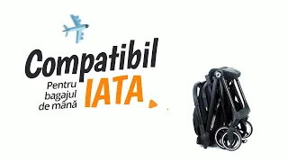 Carucior sport cu pliere automata Coccolle Sierra compatibil cu IATA pentru bagajul de mana