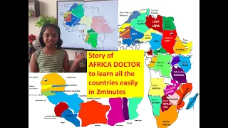 Story of Doctor to learn African countries easily. memorize political map with tricks and mnemonics