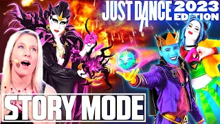 JUST DANCE 2023 ⭐ full STORY MODE playthrough! ⭐ 100% lore!! 😱