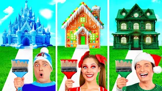 Una Casa De Color Desafío | Casa en Navidad por Fun Teen