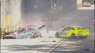 HORRIBLE CRASH MACAU GP 69 ;) TCR ASIA