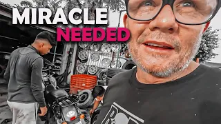 Miracle Kid in Mexico Attempts to Fit Sports Bike Tire to Harley Davidson