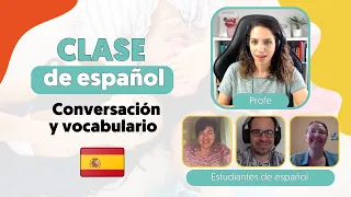 ✨ Clase de CONVERSACIÓN en español 🗣️  || Practicamos ESPAÑOL hablando de los 5 sentidos 👀 👂👃👄✋