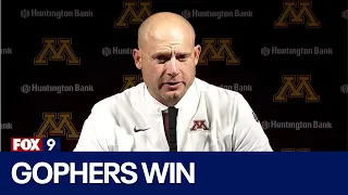 PJ Fleck, Gophers talk after dominating 34-7 win over Michigan State (FULL PRESS CONFERENCE)