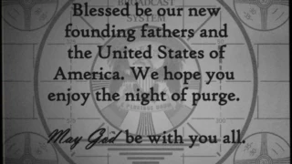 Purge Announcement from 1950 [first Purge]